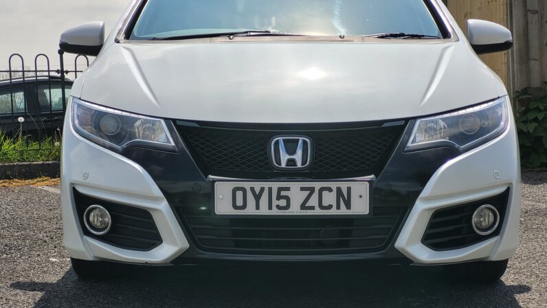 Honda Civic 1.6 I-DTEC SR 5dr Hatchback in Metallic White – OY15 ZCN